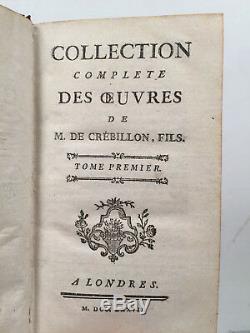 Crébillon, Collection complète des oeuvres, 1777
