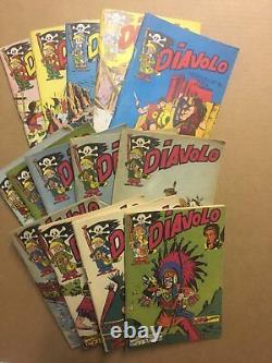 DIAVOLO Collection complète des 14 numéros parus 1957-58 TBE
