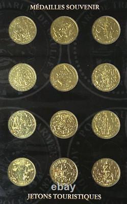 DISNEYLAND-Monnaie de Paris-Collection complète-250 pièces différentes classées