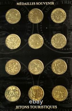 DISNEYLAND-Monnaie de Paris-Collection complète-250 pièces différentes classées