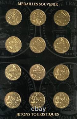DISNEYLAND-Monnaie de Paris-Collection complète-250 pièces différentes classées
