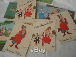 DUBOUT. DUMOULIN -Série complète de 40 CARTES POSTALES numérotées 1957