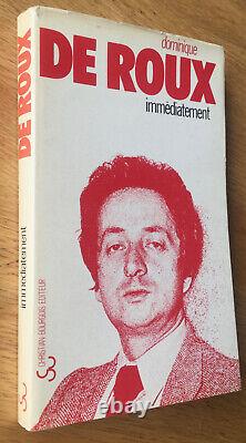 D. De Roux Immédiatement Rare Eo Bien Complète Des Pages Coupées Be 1972