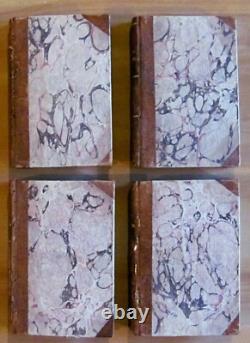 Defoe Vie Et Aventures De Robinson Crusoe 4 Vol. Complet Ed Bertrandet, 1801