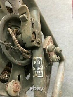 Dérouleur de cable téléphonique Allemand WW2 Complet & fil d'origine Berlin 1939