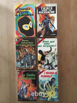Diabolik Collection complète des 10 romans 1968-70 TBE