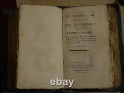 Dictionnaire Universel des Synonymes 1801 (complet) + Tropes 1775 Du Marsais