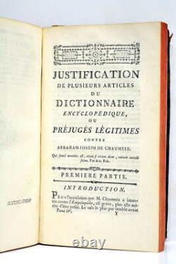 Diderot 4 tomes Collection complète des ouvres philosophiques Londres 1773