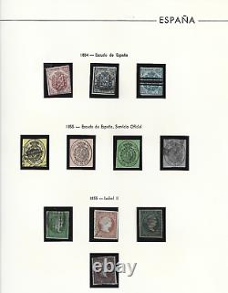 Espagne 1850/1900 Collection De Classiques España Complet Haute Valeur 1/240