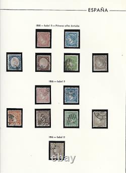 Espagne 1850/1900 Collection De Classiques España Complet Haute Valeur 1/240