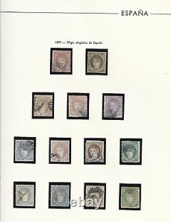Espagne 1850/1900 Collection De Classiques España Complet Haute Valeur 1/240