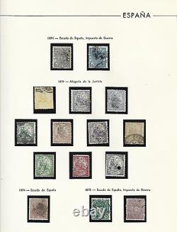 Espagne 1850/1900 Collection De Classiques España Complet Haute Valeur 1/240