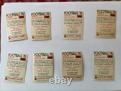 Exceptionnel Set complet 400 stickers originaux Panini Album Football 76 neufs