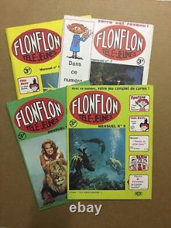 FLON FLON Collection complète des 8 numéros parus 1970 NEUFS