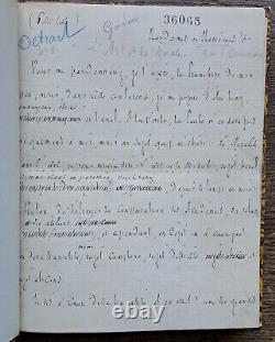 Ferdinand Brunetière Manuscrit autogr complet de L'Art et la Morale (1898)