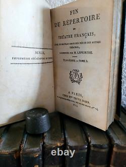 Fin du répertoire du Théâtre français-Collection complète des 45 volumes-1824