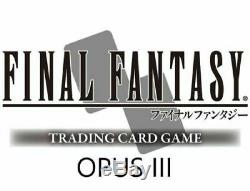 Final Fantasy TCG Lot des Opus 1 à 4 COMPLET FR Aucun double