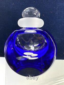 Flacon À Parfum Eau De Saint Louis France De 1992 Complet Avec Coffret Cristal