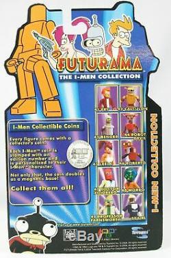 Futurama Toynami The I-Men Collection set complet de 10 figurines