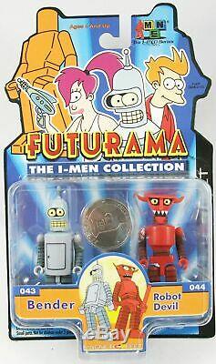 Futurama Toynami The I-Men Collection set complet de 10 figurines