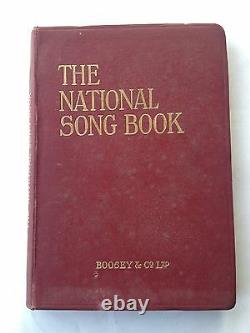 G4939 The National Song Book complete collection of the folk-songs, 1906 Boosey