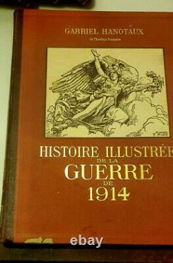 G. Hanotaux série complète 17 vol. Histoire illustrée de la Guerre de 1914