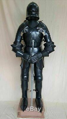 Gothique Médiévale Knight Suit de Armor Combat Complet Corps Armure Wearable