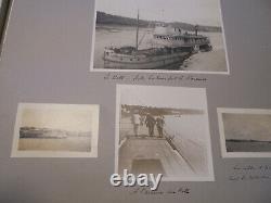 Gros album complet de photographies voyage en Amérique du Sud 1922 (trains)