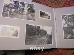 Gros album complet de photographies voyage en Amérique du Sud 1922 (trains)