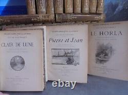 Guy De Maupassant Oeuvres Completes Illustrees -28 Tomes 1901/ 1908