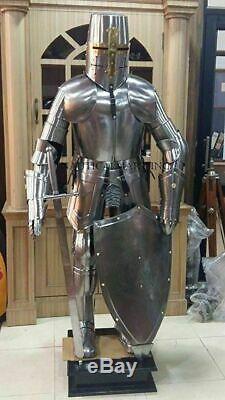 Halloween Knight Médiévale Suit de Armor Templier Combat Complet Corps Design