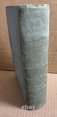 Idée Générale d'un Collection complette d' Estampes. Origine de la Gravure. 1771