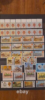 Île de Man 1973-1998, collection presque complète de timbres, blocs