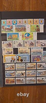 Île de Man 1973-1998, collection presque complète de timbres, blocs