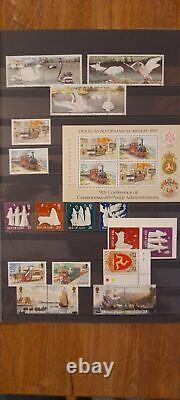 Île de Man 1973-1998, collection presque complète de timbres, blocs