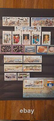 Île de Man 1973-1998, collection presque complète de timbres, blocs