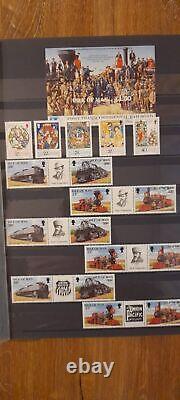 Île de Man 1973-1998, collection presque complète de timbres, blocs