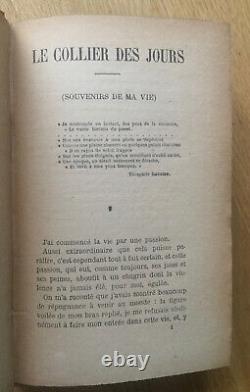 J. Gautier Le Collier Des Jours. Souvenirs. Relié Complet 3/3 Rare Wagner Be