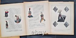 J. MARGERAND Les coiffures de l'Armée française 42 fascicules complet E. O. 1909