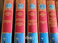 Jack London collection quasi complète de 12 tomes 18 livres Editions de Crémille