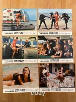James Bond Opération Tonnerre Jeu complet de 24 photos couleurs TBE/NEUF