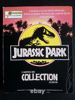 Jurassic Park Album COMPLET de Cartes Euroflash 1993 Amblin World No PANINI