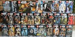 LEGO Star Wars Collection complete de 29 buildable figures neuves 75107-75537
