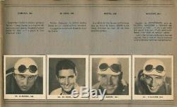 LES GÉANTS DE LA ROUTE = Album GLOBO CHROMOS CYCLISME -1936- complet 1 à 64