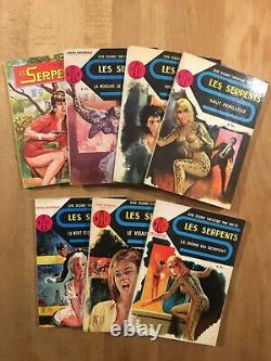 LES SERPENTS Collection complète des 7 numéros 1967-68 TBE