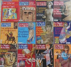 LE MONDE DE LA BIBLE Lot de 24 numéros suivis (n°114-137), COLLECTION COMPLETE