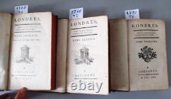 LIVRES ANCIENS de COLLECTION 1770 LONDRES-COMPLET en 3 TOMES