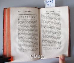 LIVRES ANCIENS de COLLECTION 1770 LONDRES-COMPLET en 3 TOMES