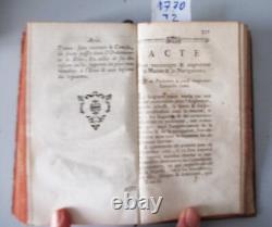 LIVRES ANCIENS de COLLECTION 1770 LONDRES-COMPLET en 3 TOMES