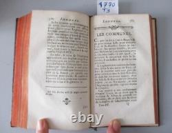 LIVRES ANCIENS de COLLECTION 1770 LONDRES-COMPLET en 3 TOMES